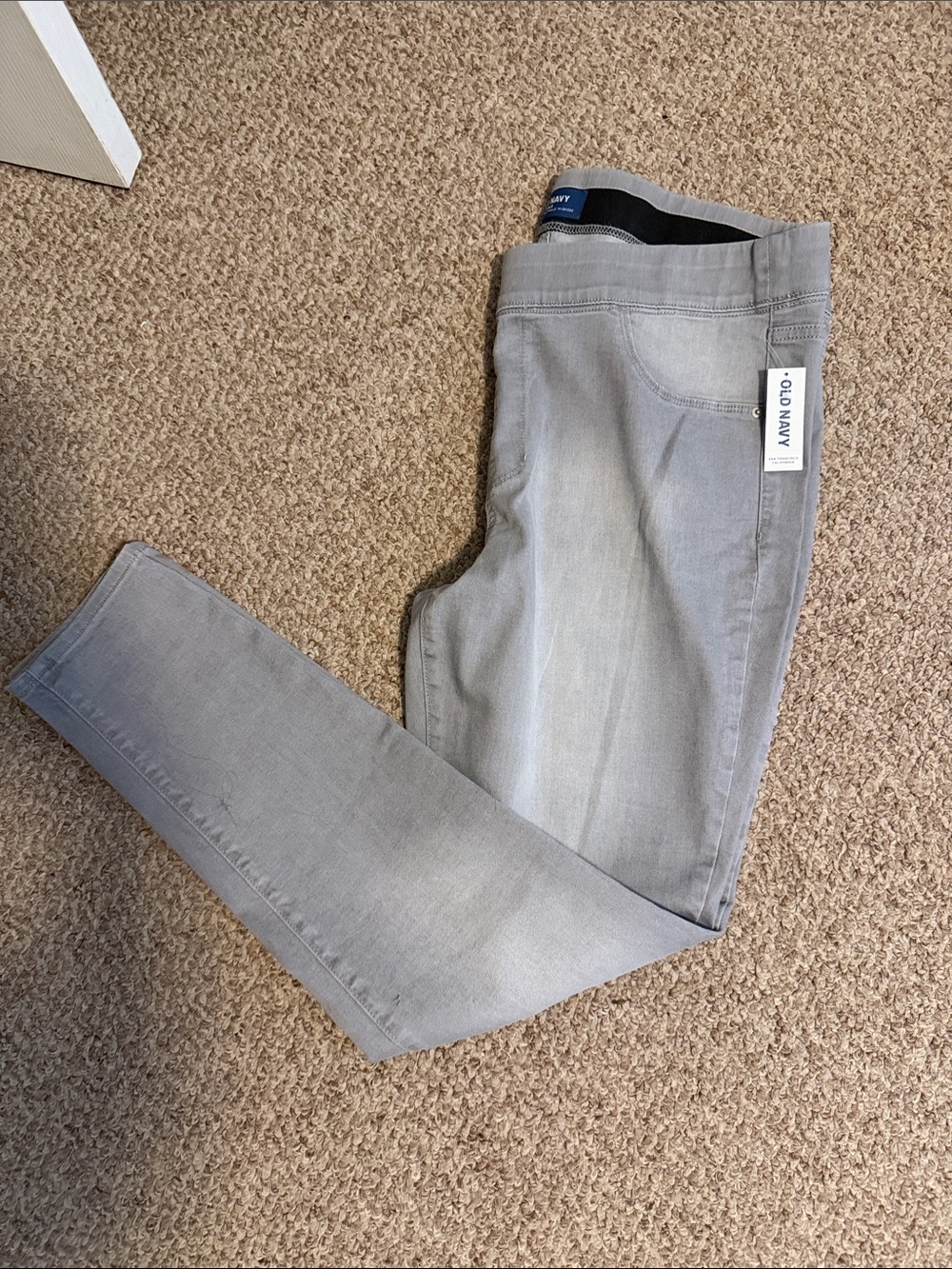 Old Navy Gray Stretch Skinny Jeans